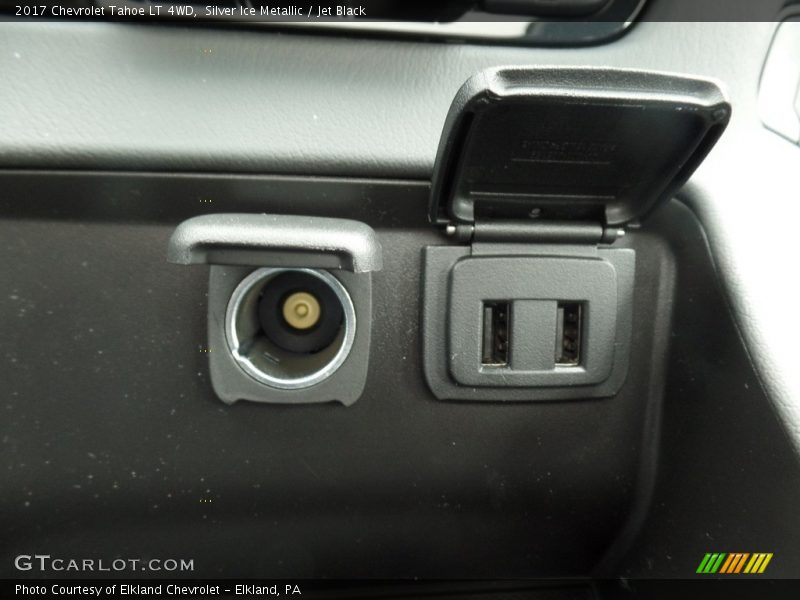 Silver Ice Metallic / Jet Black 2017 Chevrolet Tahoe LT 4WD