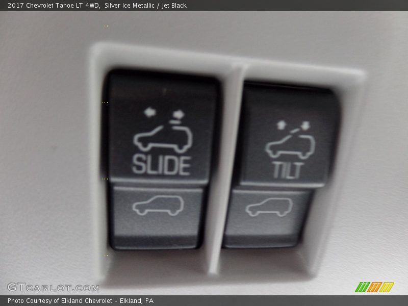 Silver Ice Metallic / Jet Black 2017 Chevrolet Tahoe LT 4WD
