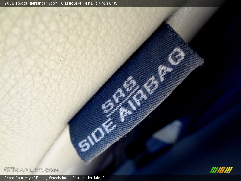 Classic Silver Metallic / Ash Gray 2008 Toyota Highlander Sport