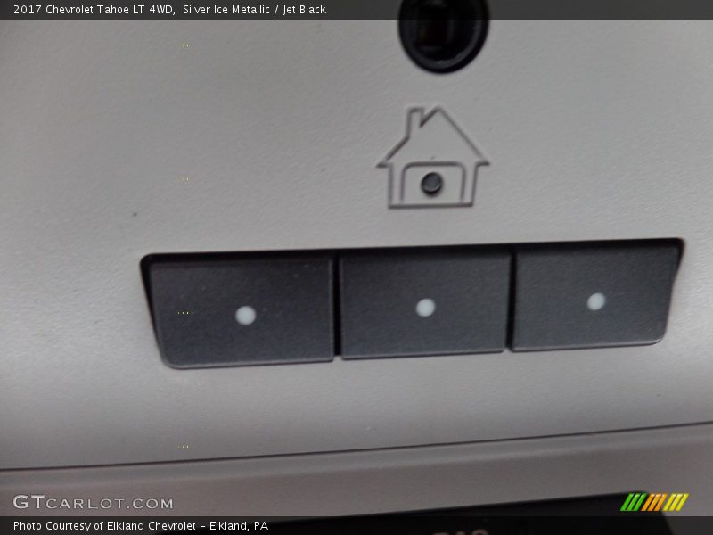 Silver Ice Metallic / Jet Black 2017 Chevrolet Tahoe LT 4WD