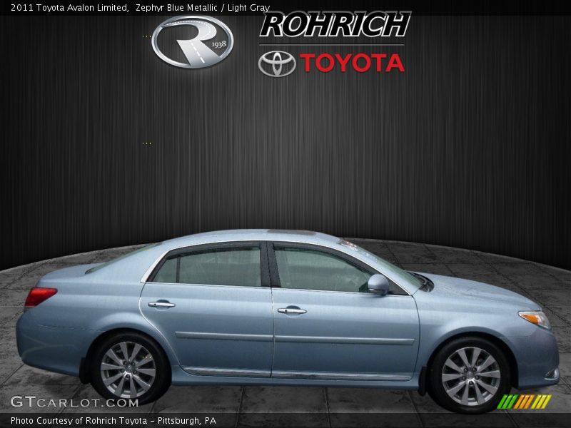 Zephyr Blue Metallic / Light Gray 2011 Toyota Avalon Limited