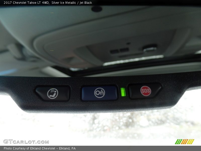 Silver Ice Metallic / Jet Black 2017 Chevrolet Tahoe LT 4WD