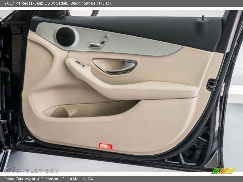 Black / Silk Beige/Black 2017 Mercedes-Benz C 300 Sedan