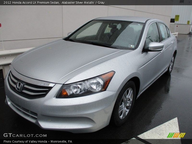 Alabaster Silver Metallic / Gray 2012 Honda Accord LX Premium Sedan