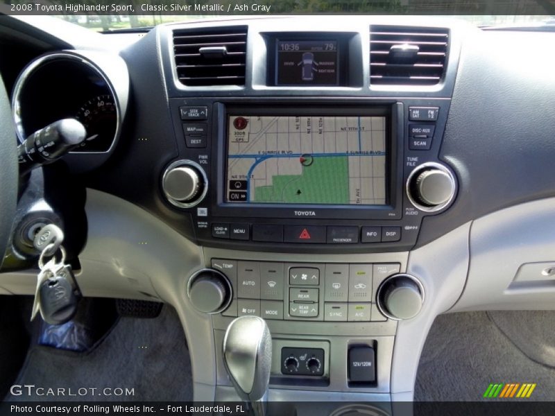 Classic Silver Metallic / Ash Gray 2008 Toyota Highlander Sport