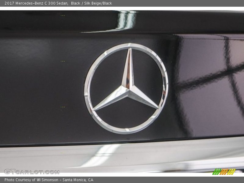 Black / Silk Beige/Black 2017 Mercedes-Benz C 300 Sedan