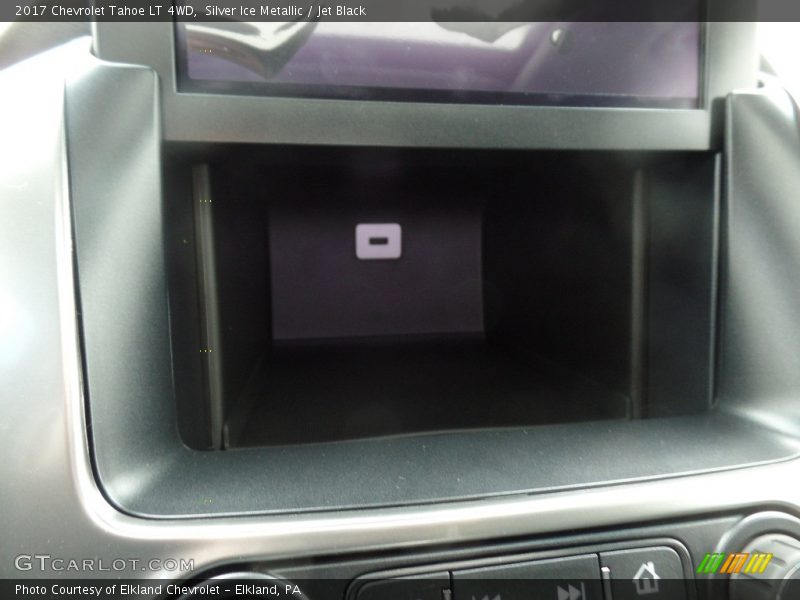 Silver Ice Metallic / Jet Black 2017 Chevrolet Tahoe LT 4WD