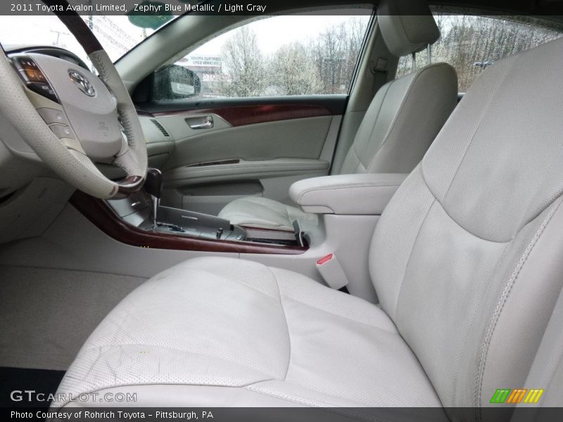 Zephyr Blue Metallic / Light Gray 2011 Toyota Avalon Limited