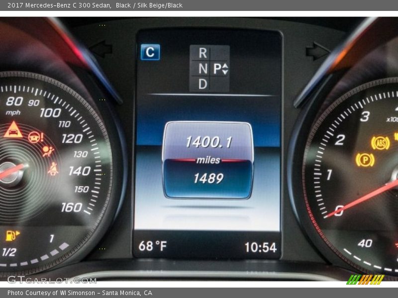 Black / Silk Beige/Black 2017 Mercedes-Benz C 300 Sedan