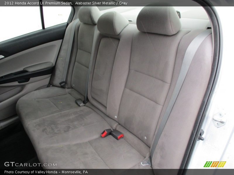 Alabaster Silver Metallic / Gray 2012 Honda Accord LX Premium Sedan