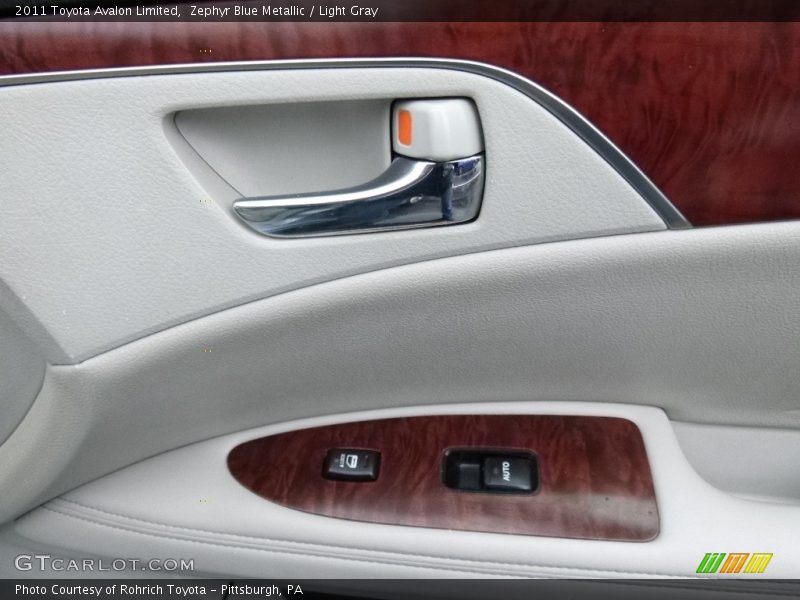 Zephyr Blue Metallic / Light Gray 2011 Toyota Avalon Limited
