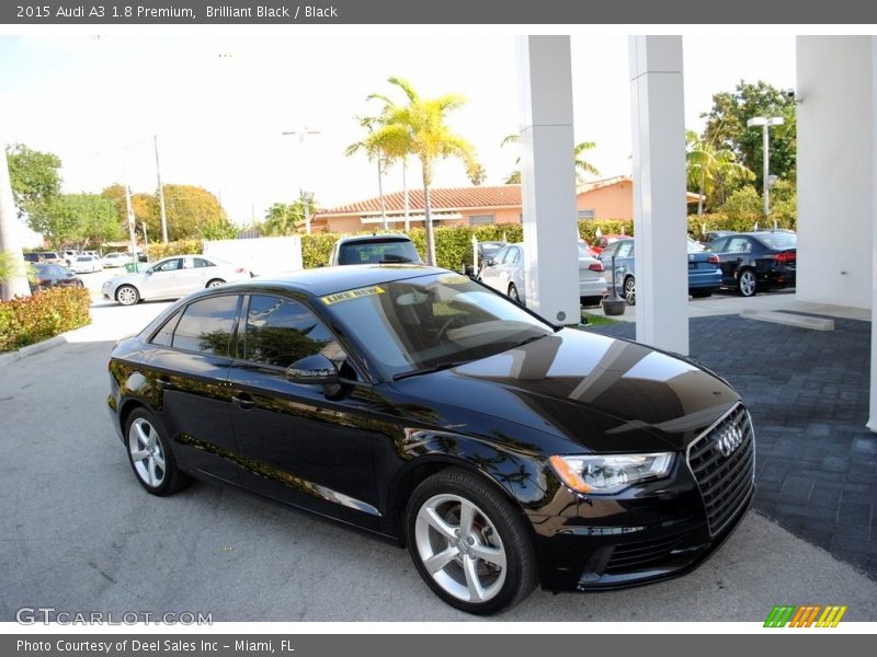 Brilliant Black / Black 2015 Audi A3 1.8 Premium