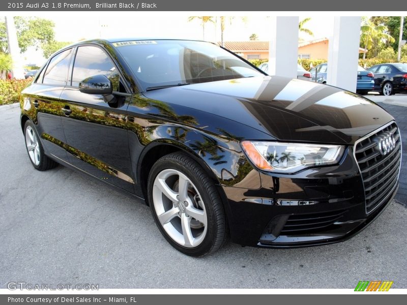Brilliant Black / Black 2015 Audi A3 1.8 Premium