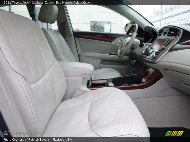 Zephyr Blue Metallic / Light Gray 2011 Toyota Avalon Limited