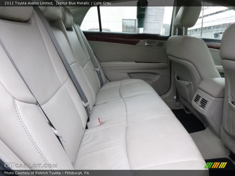 Zephyr Blue Metallic / Light Gray 2011 Toyota Avalon Limited