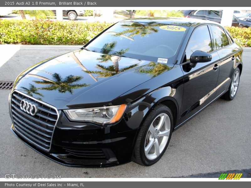 Brilliant Black / Black 2015 Audi A3 1.8 Premium