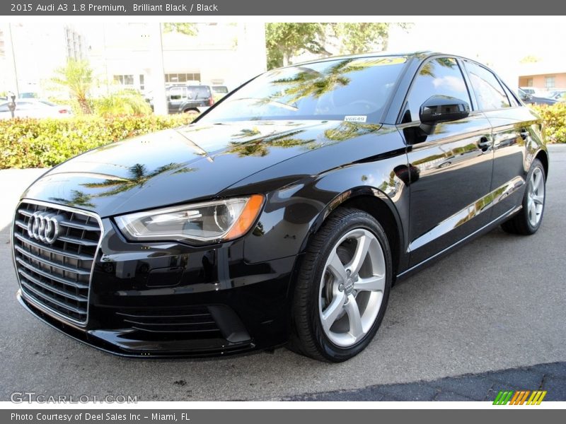 Brilliant Black / Black 2015 Audi A3 1.8 Premium