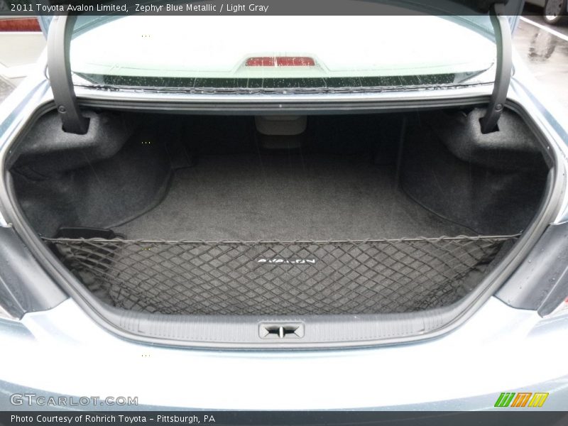 Zephyr Blue Metallic / Light Gray 2011 Toyota Avalon Limited