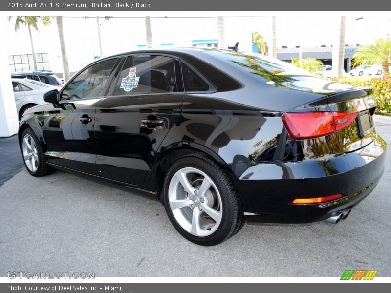 Brilliant Black / Black 2015 Audi A3 1.8 Premium