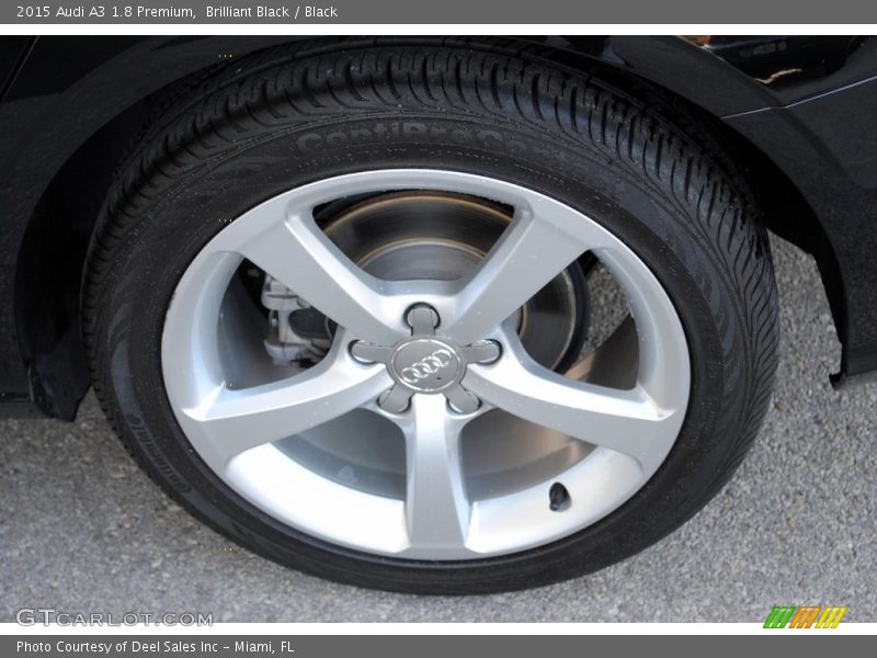 Brilliant Black / Black 2015 Audi A3 1.8 Premium