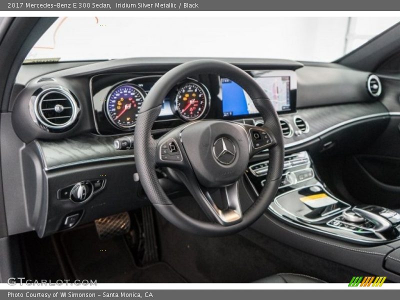Iridium Silver Metallic / Black 2017 Mercedes-Benz E 300 Sedan