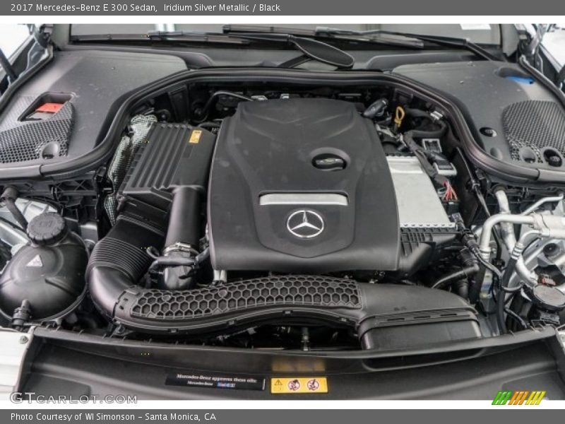 Iridium Silver Metallic / Black 2017 Mercedes-Benz E 300 Sedan