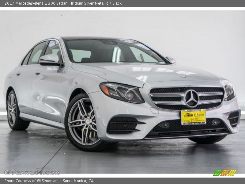 Iridium Silver Metallic / Black 2017 Mercedes-Benz E 300 Sedan