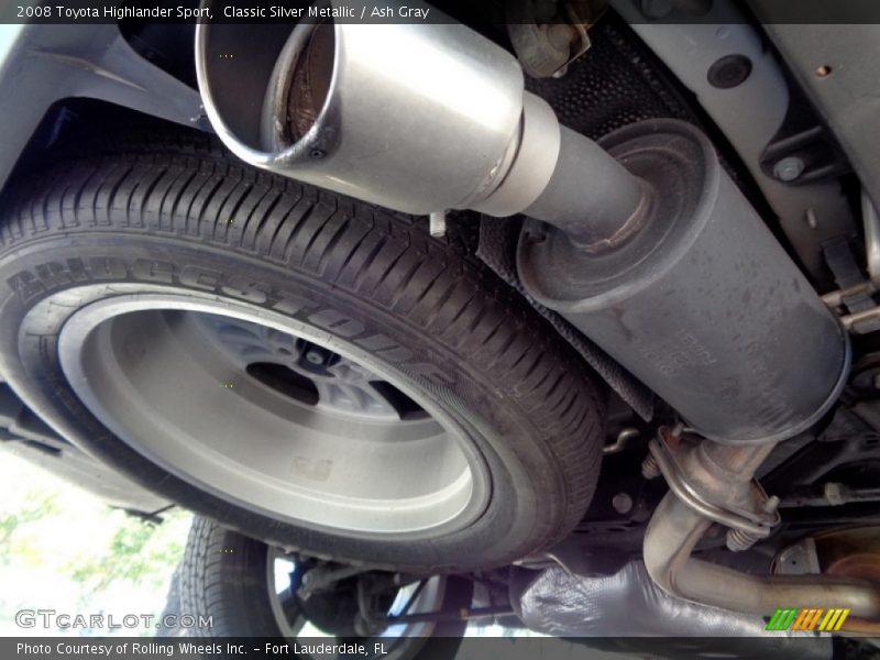 Undercarriage of 2008 Highlander Sport