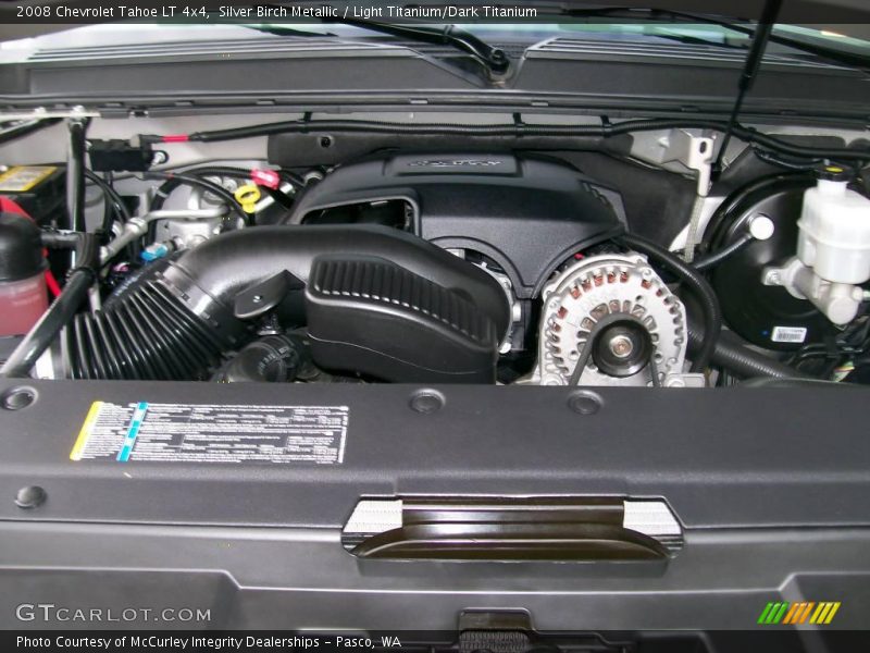Silver Birch Metallic / Light Titanium/Dark Titanium 2008 Chevrolet Tahoe LT 4x4