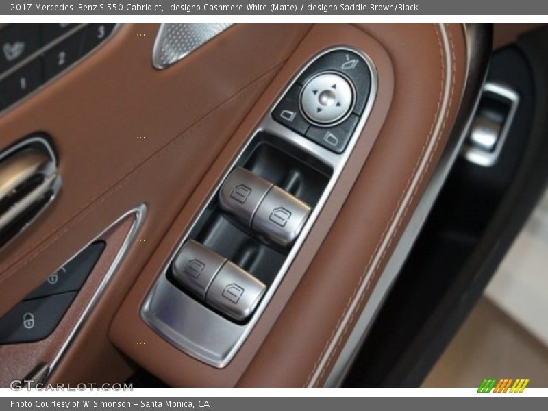 Controls of 2017 S 550 Cabriolet