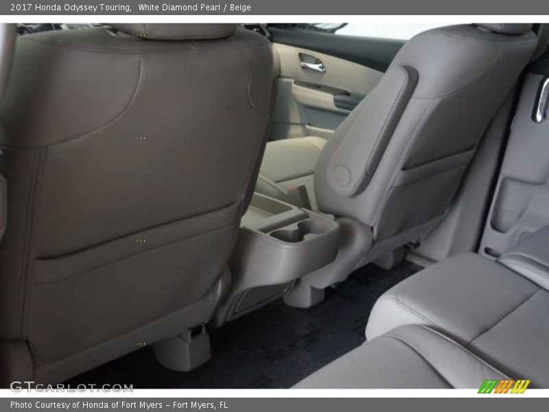 White Diamond Pearl / Beige 2017 Honda Odyssey Touring