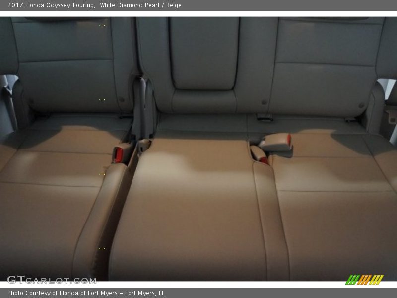 White Diamond Pearl / Beige 2017 Honda Odyssey Touring