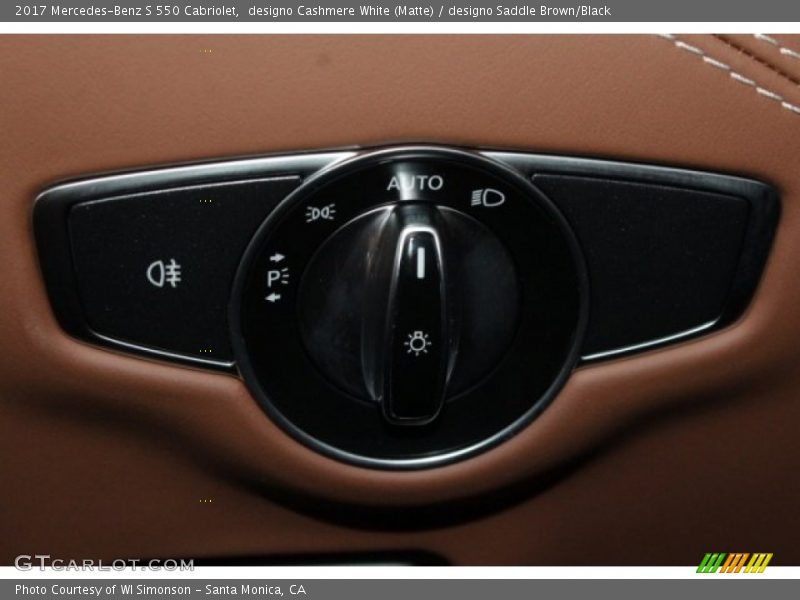designo Cashmere White (Matte) / designo Saddle Brown/Black 2017 Mercedes-Benz S 550 Cabriolet