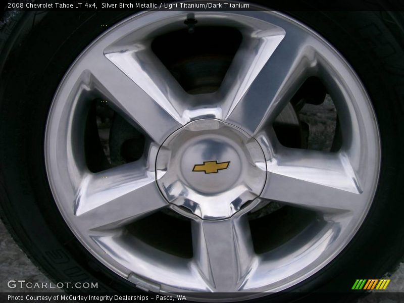 Silver Birch Metallic / Light Titanium/Dark Titanium 2008 Chevrolet Tahoe LT 4x4