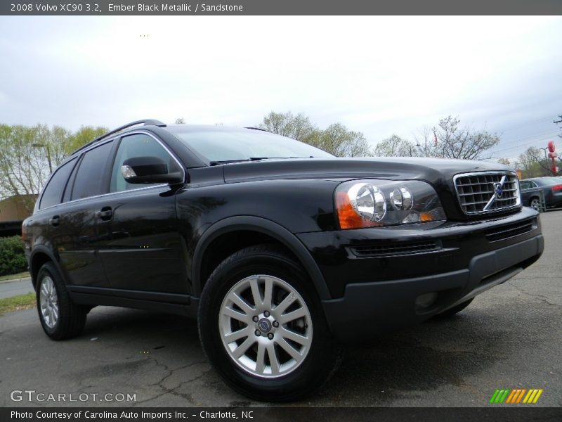 Ember Black Metallic / Sandstone 2008 Volvo XC90 3.2