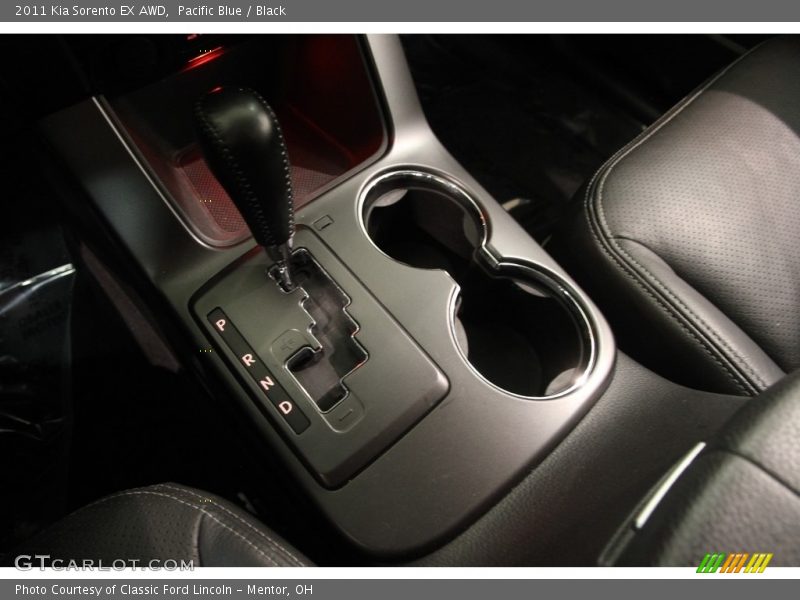 Pacific Blue / Black 2011 Kia Sorento EX AWD