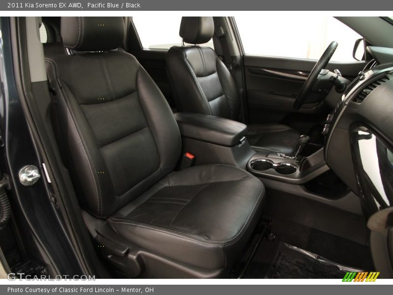 Pacific Blue / Black 2011 Kia Sorento EX AWD