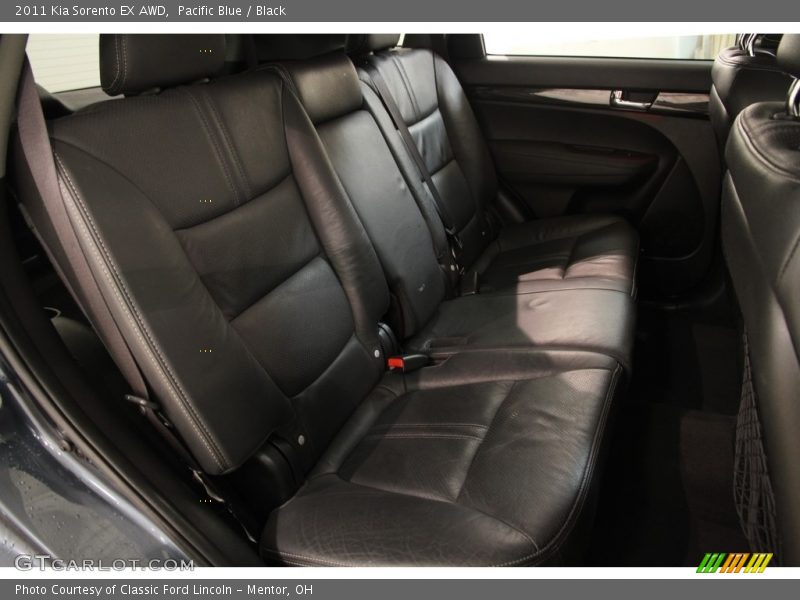 Pacific Blue / Black 2011 Kia Sorento EX AWD
