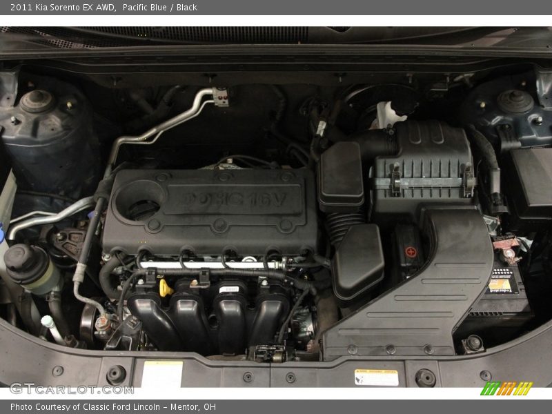 Pacific Blue / Black 2011 Kia Sorento EX AWD