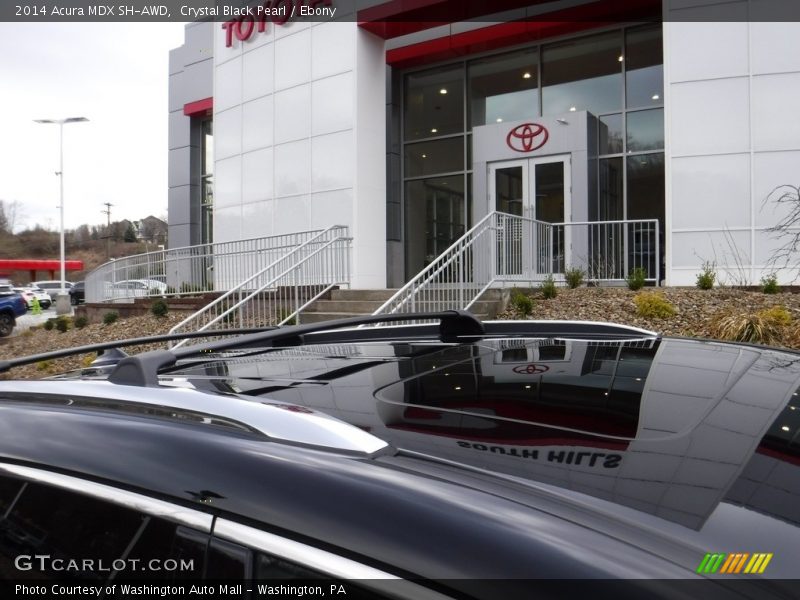 Crystal Black Pearl / Ebony 2014 Acura MDX SH-AWD
