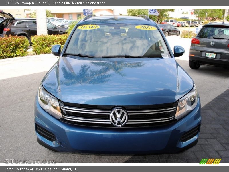 Pacific Blue Metallic / Sandstone 2017 Volkswagen Tiguan S