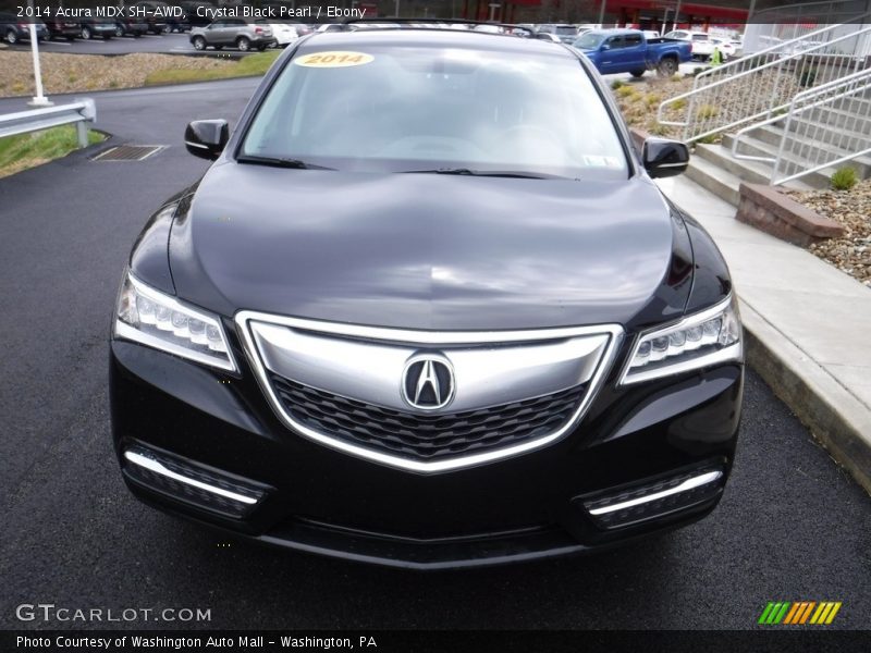 Crystal Black Pearl / Ebony 2014 Acura MDX SH-AWD