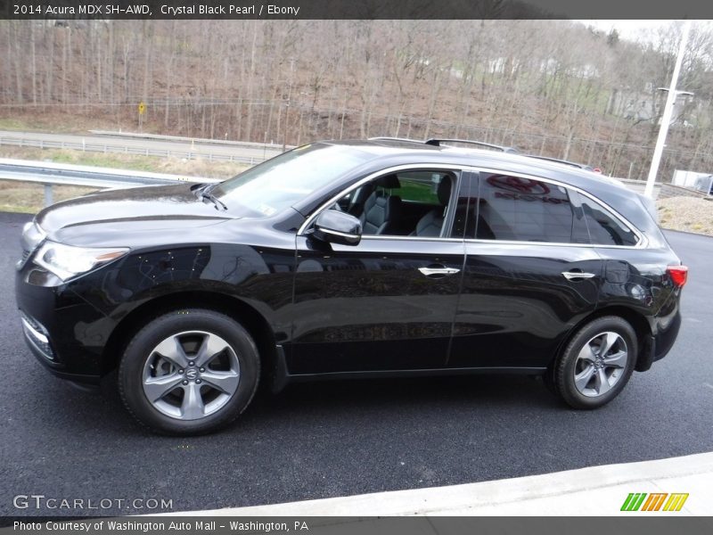 Crystal Black Pearl / Ebony 2014 Acura MDX SH-AWD