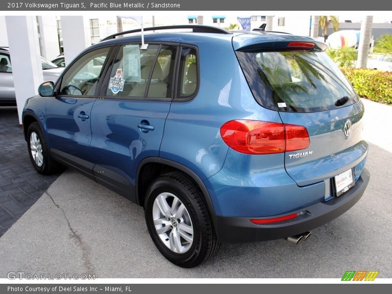 Pacific Blue Metallic / Sandstone 2017 Volkswagen Tiguan S