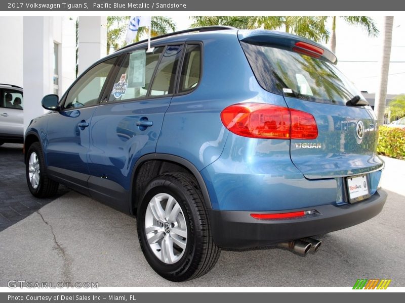 Pacific Blue Metallic / Sandstone 2017 Volkswagen Tiguan S