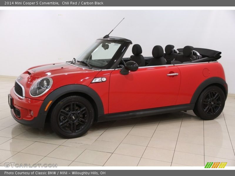 Chili Red / Carbon Black 2014 Mini Cooper S Convertible