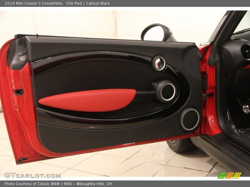 Chili Red / Carbon Black 2014 Mini Cooper S Convertible