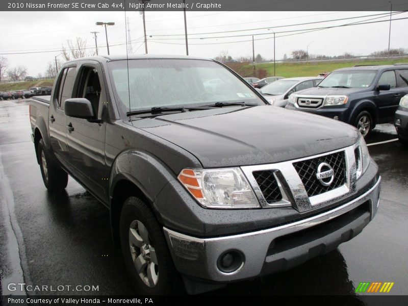 Night Armor Metallic / Graphite 2010 Nissan Frontier SE Crew Cab 4x4