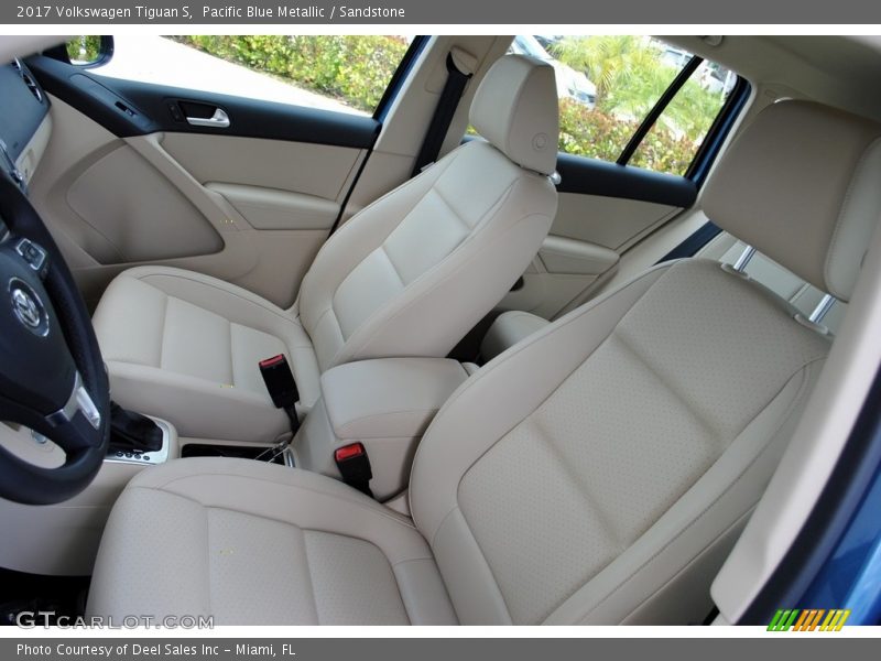 Front Seat of 2017 Tiguan S