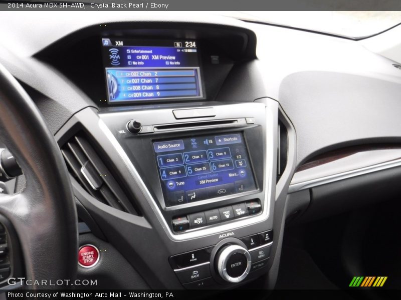 Crystal Black Pearl / Ebony 2014 Acura MDX SH-AWD